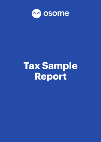 Tax Sample Report