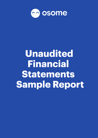 Sample of Unaudited Financial Statements
